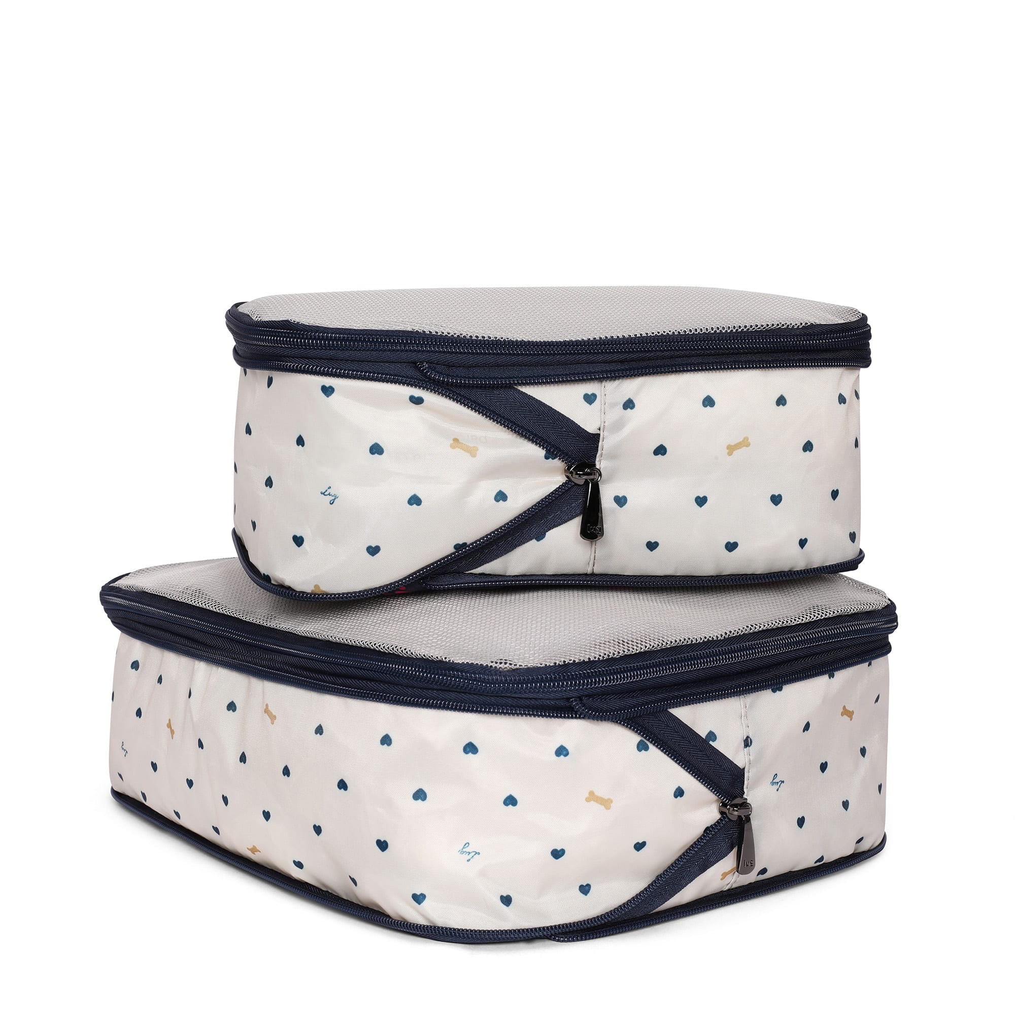 Cargo 2pc Compression Packing Cubes - PAWS NAVY - Cargo2pc_Paws_Navy_03